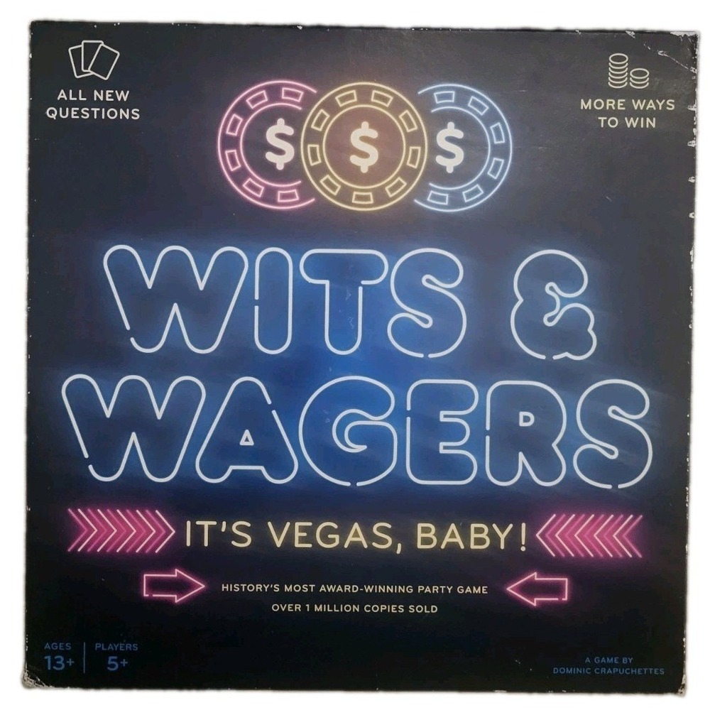 Wits‎ & Wagers: It's Vegas, Baby! Party Board Game - North Star Games - Complete
